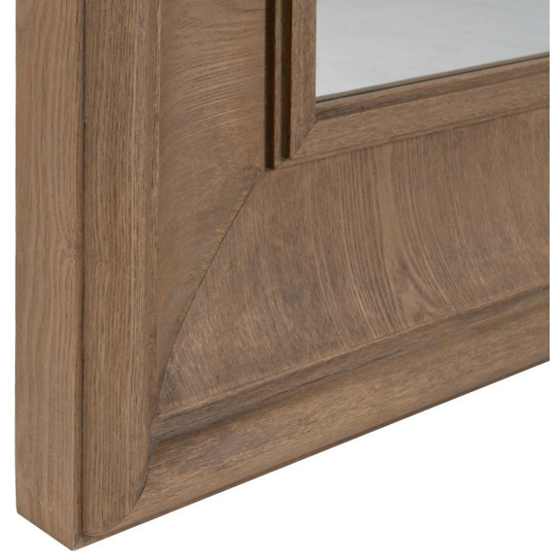 Grand Miroir mural XXL Rectangulaire 125x201 en Bois de sapin Naturel Bois MDF Syora - 7