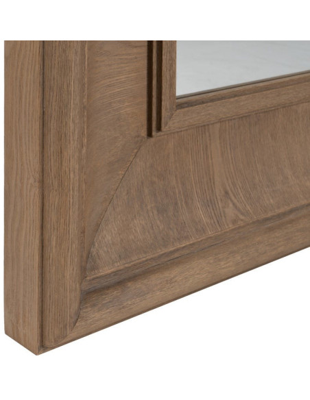 Grand Miroir mural XXL Rectangulaire 125x201 en Bois de sapin Naturel Bois MDF Syora - 7