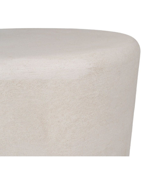 Grande Table basse minimaliste Organique en Bois MDF Blanc Wilma - 4