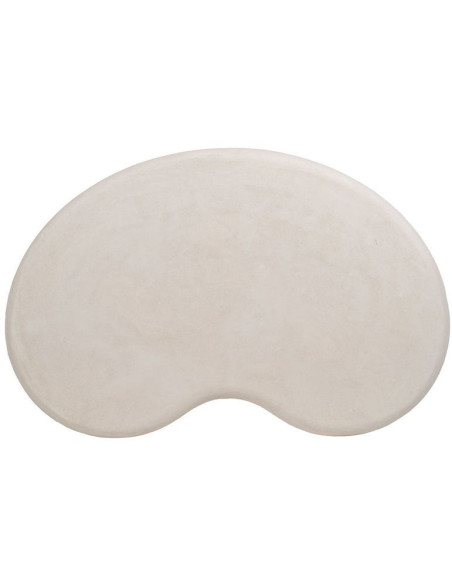 Grande Table basse minimaliste Organique en Bois MDF Blanc Wilma - 7