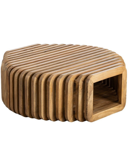 Table basse design Orignale en Bois de manguier Naturel Nehlia - 1