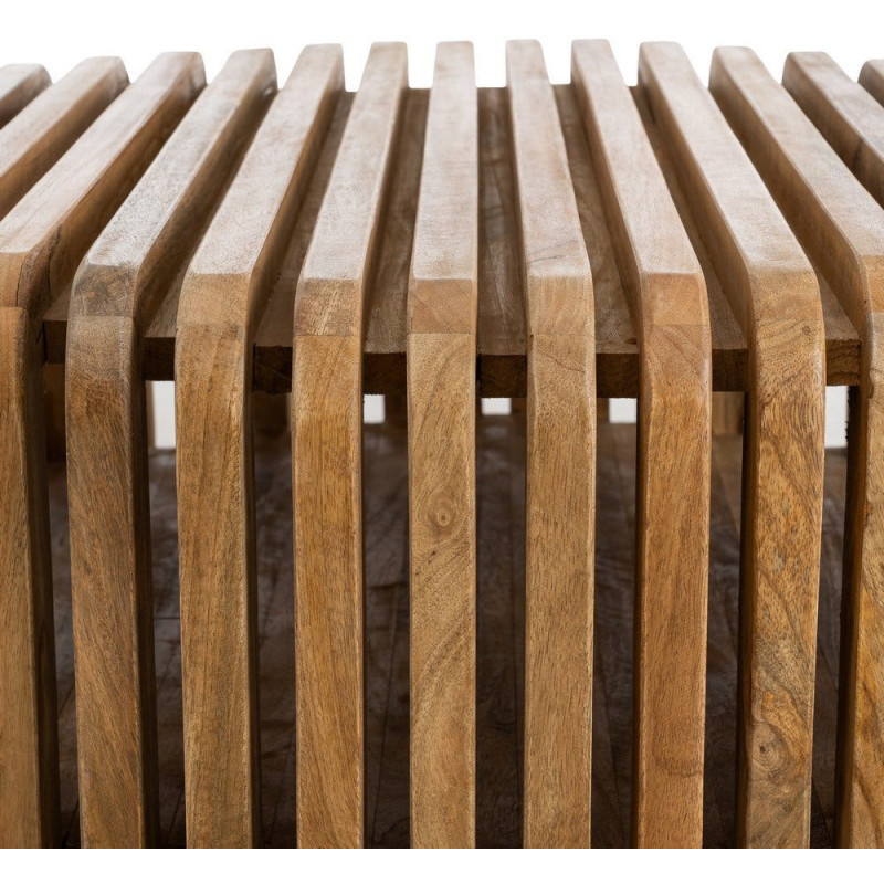 Table basse design Orignale en Bois de manguier Naturel Nehlia - 7