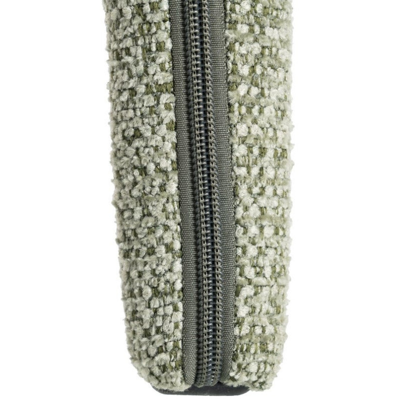 Fauteuil de table design chic en Tissu Vert Chiné Métal Uyana (Lot de 2) - 9