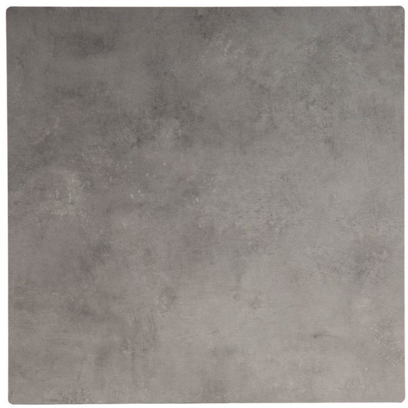 Table bistrot moderne Carrée 4 personnes en Métal Graphite anthracite Bois MDF Alaro - 2