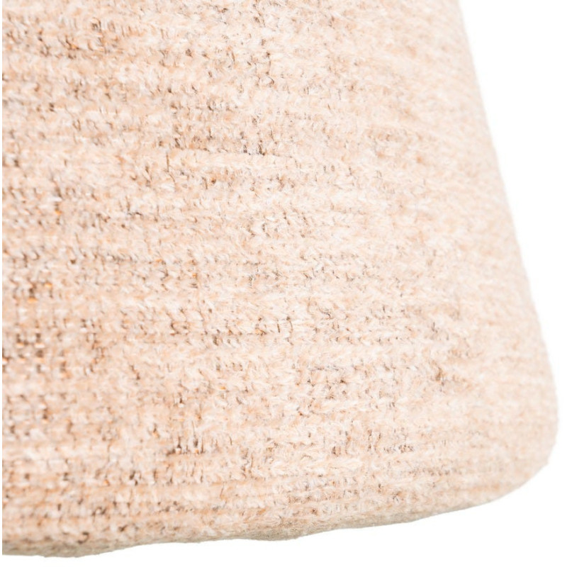 Fauteuil de table pivotant en Tissu Rose pêche Bois MDF Mahira - 11