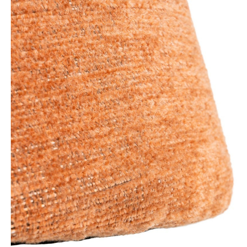 Fauteuil de table pivotant en Tissu Orange citrouille Bois MDF Mahira - 11