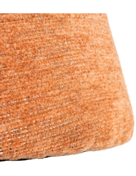 Fauteuil de table pivotant en Tissu Orange citrouille Bois MDF Mahira - 11