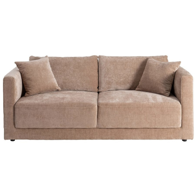 Canapé moderne chic 3 places en Tissu Taupe vieilli Bois Gorm - 3