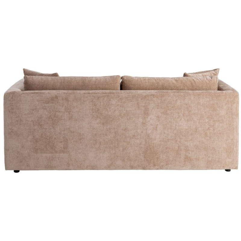 Canapé moderne chic 3 places en Tissu Taupe vieilli Bois Gorm - 4