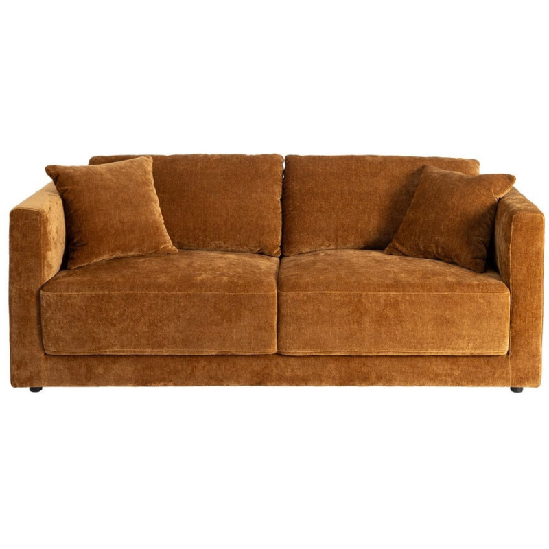 Canapé moderne chic 3 places en Tissu Jaune ocre Bois Gorm - 3