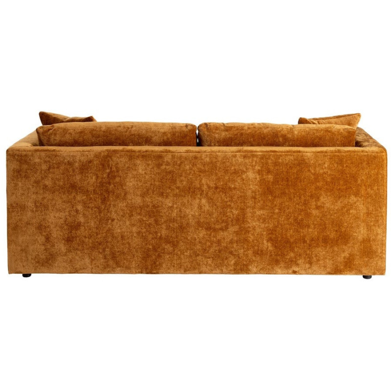 Canapé moderne chic 3 places en Tissu Jaune ocre Bois Gorm - 4