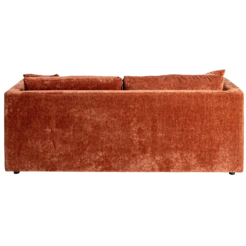 Canapé moderne chic 3 places en Tissu Terracotta Bois Gorm - 4