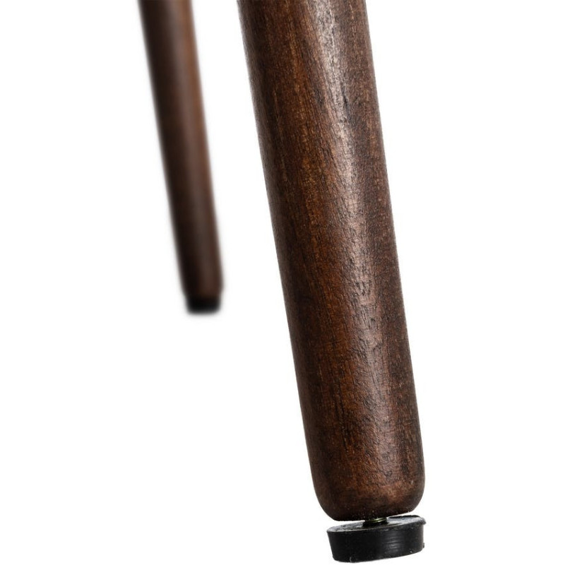 Table basse moderne chic Carrée 80 cm en Bois de manguier Marron foncé Nahira - 6