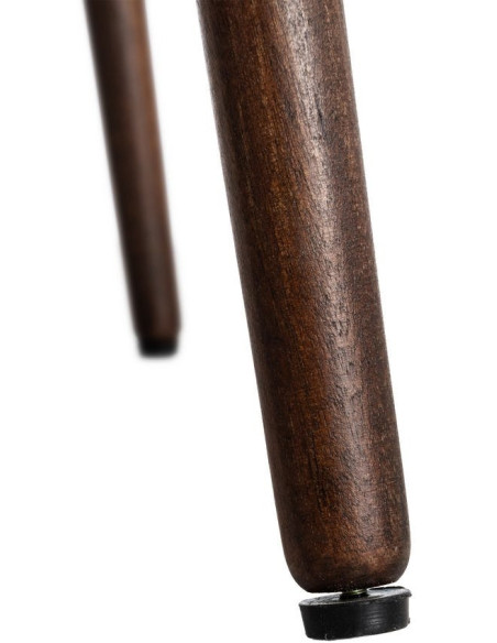 Table basse moderne chic Carrée 80 cm en Bois de manguier Marron foncé Nahira - 6