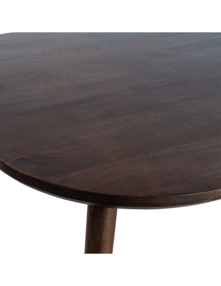 Table basse moderne chic Rectangulaire en Bois de manguier Marron foncé Nahira - 4