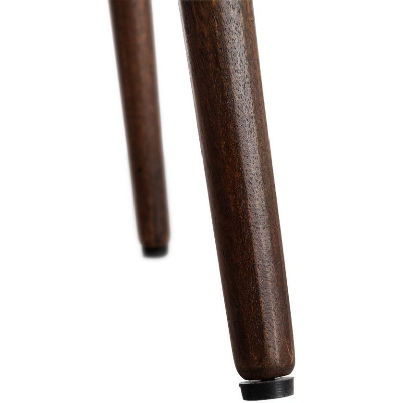 Table basse moderne chic Carrée 65 cm en Bois de manguier Marron foncé Nahira - 7