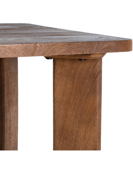 Table à manger moderne Rectangulaire 6 personnes en Bois de manguier Marron Osnira - 3