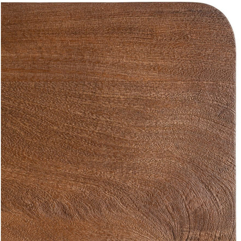 Table à manger moderne Rectangulaire 6 personnes en Bois de manguier Marron Osnira - 7