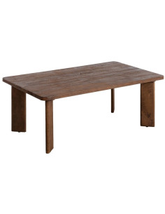 Table basse moderne Rectangulaire en Bois de manguier Marron Osnira - 1