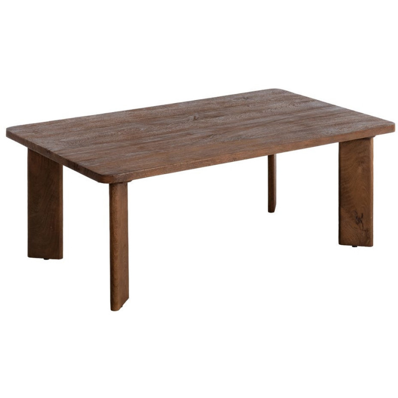 Table basse moderne Rectangulaire en Bois de manguier Marron Osnira - 1
