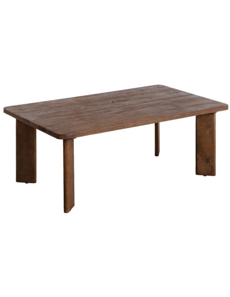 Table basse moderne Rectangulaire en Bois de manguier Marron Osnira - 1