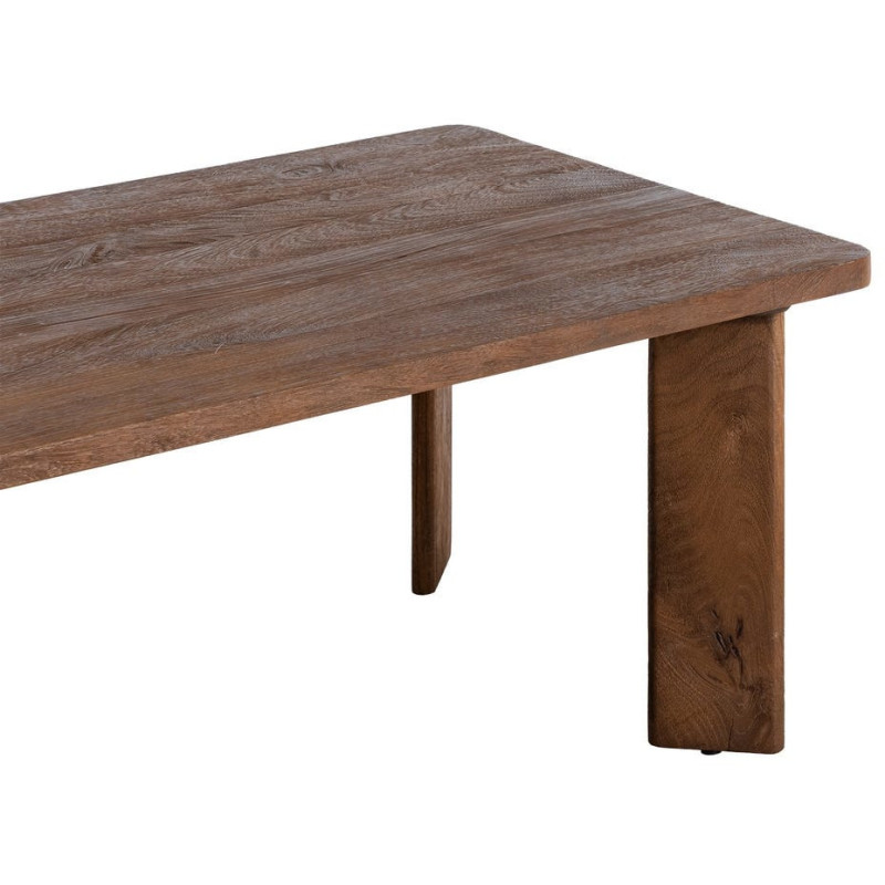Table basse moderne Rectangulaire en Bois de manguier Marron Osnira - 3