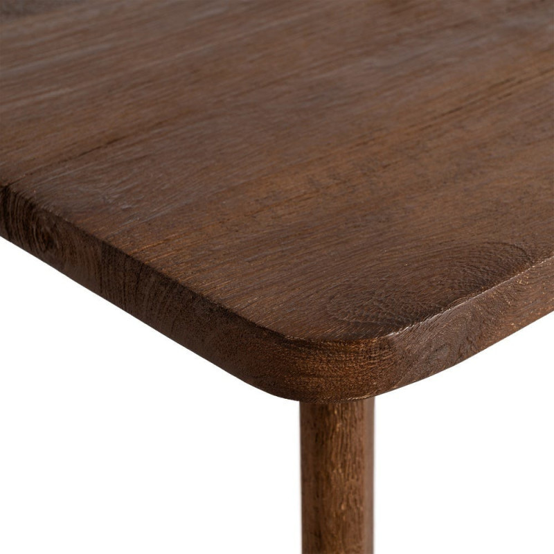 Table basse moderne Rectangulaire en Bois de manguier Marron Osnira - 5