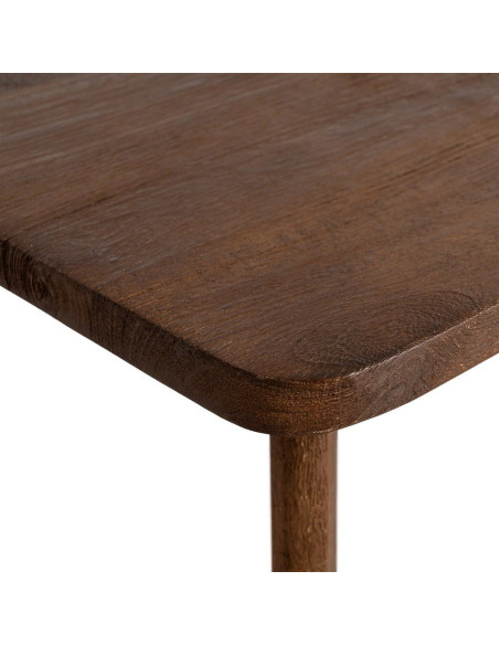 Table basse moderne Rectangulaire en Bois de manguier Marron Osnira - 5