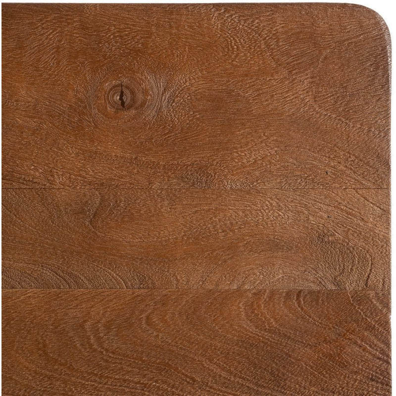 Table basse moderne Rectangulaire en Bois de manguier Marron Osnira - 6