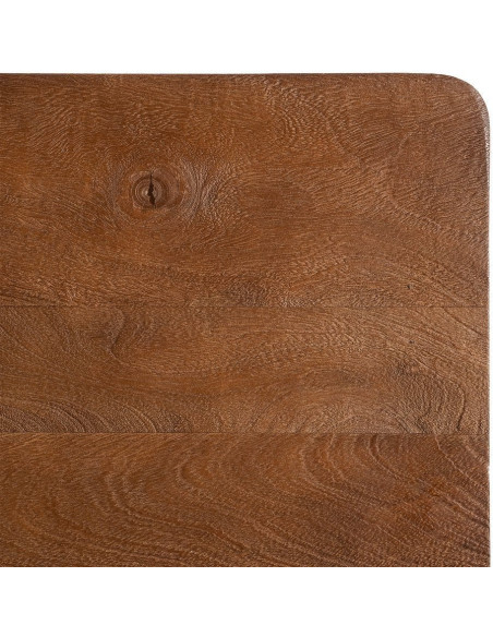 Table basse moderne Rectangulaire en Bois de manguier Marron Osnira - 6