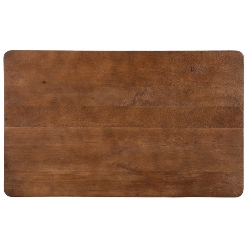 Table basse moderne Rectangulaire en Bois de manguier Marron Osnira - 7