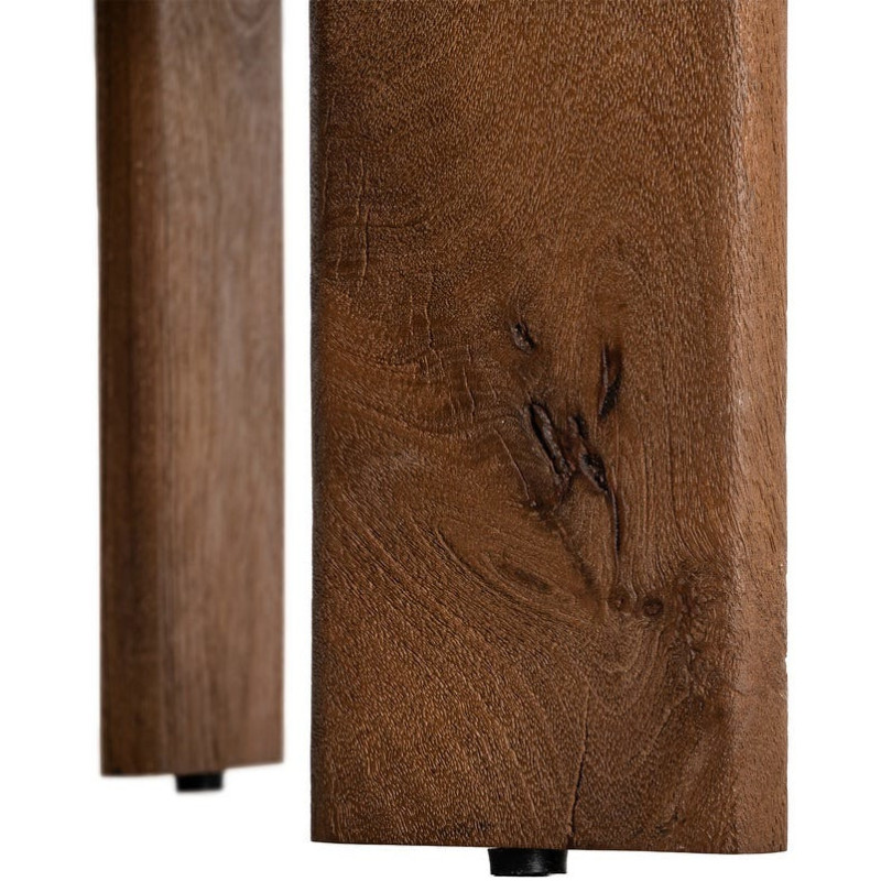 Table basse moderne Rectangulaire en Bois de manguier Marron Osnira - 8
