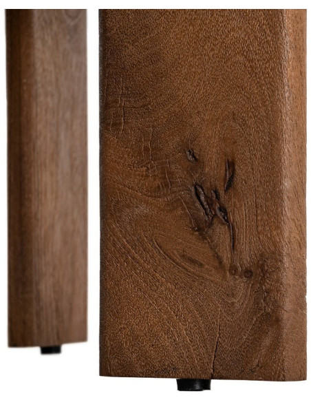Table basse moderne Rectangulaire en Bois de manguier Marron Osnira - 8
