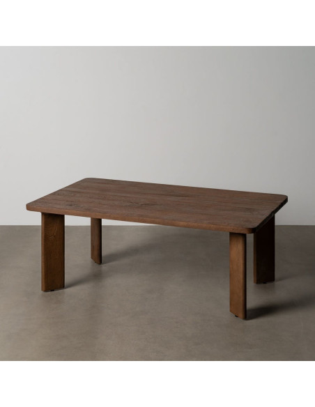 Table basse moderne Rectangulaire en Bois de manguier Marron Osnira - 9