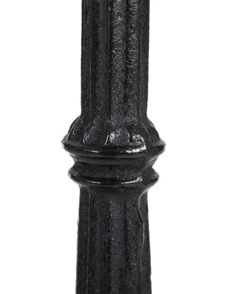 Table bistrot parisien Carrée 2 personnes Marbre Blanc Métal Noir Farina - 5