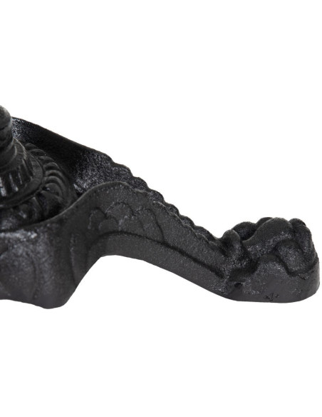 Table bistrot parisien Carrée 2 personnes Marbre Blanc Métal Noir Farina - 7