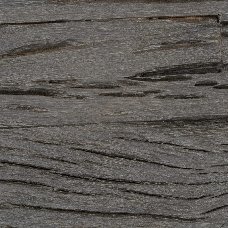 Meuble tv original moderne 3 tiroirs 1 niche en Bois Noir Acier inoxydable Argenté Noela - 8