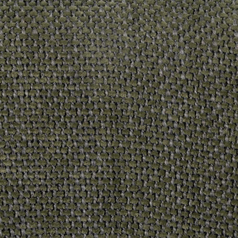 Chaise vintage style années 70 Tissu Vert Métal Noir Bois contreplaqué Naturel Zalina (Lot de 4) - 11