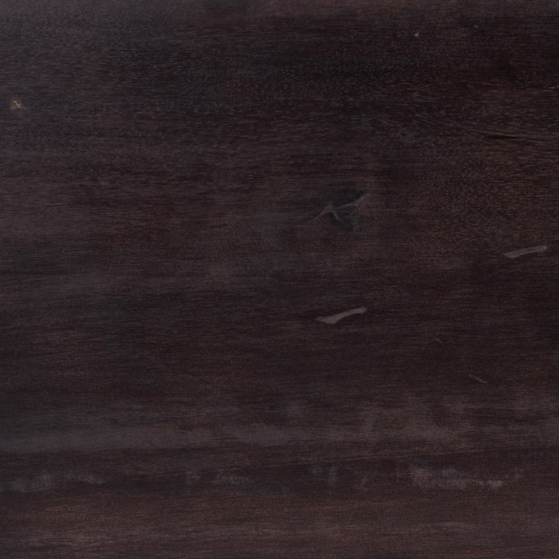 Table basse Gigogne Rectangulaire en Bois de manguier Marron Métal Argenté Judson (Lot de 3) - 9