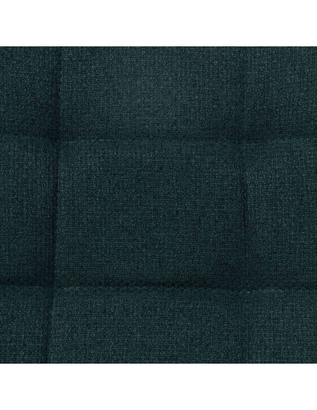 Tabouret de bar moderne chic Tissu Vert Matelassé Métal Noir Terimo (Lot de 4) - 10