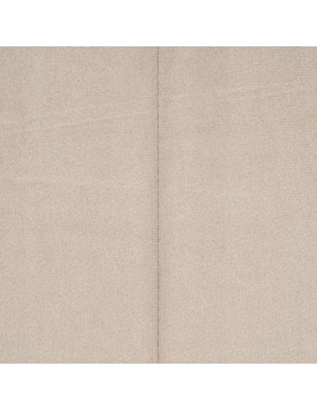 Chaise industrielle chic Luge Tissu Beige Matelassé Métal Noir Nivira - 9