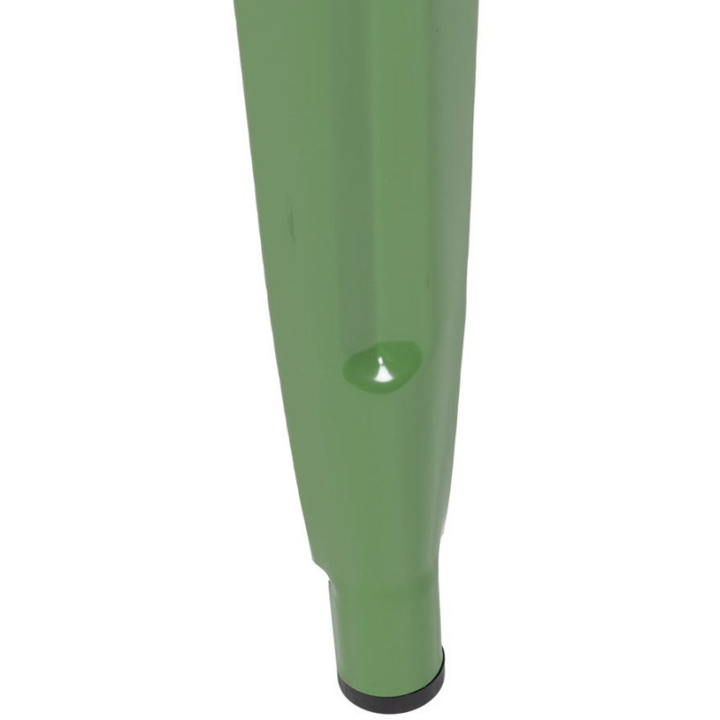 Tabouret industriel chic Métal Vert Dallas (Lot de 4) - 6