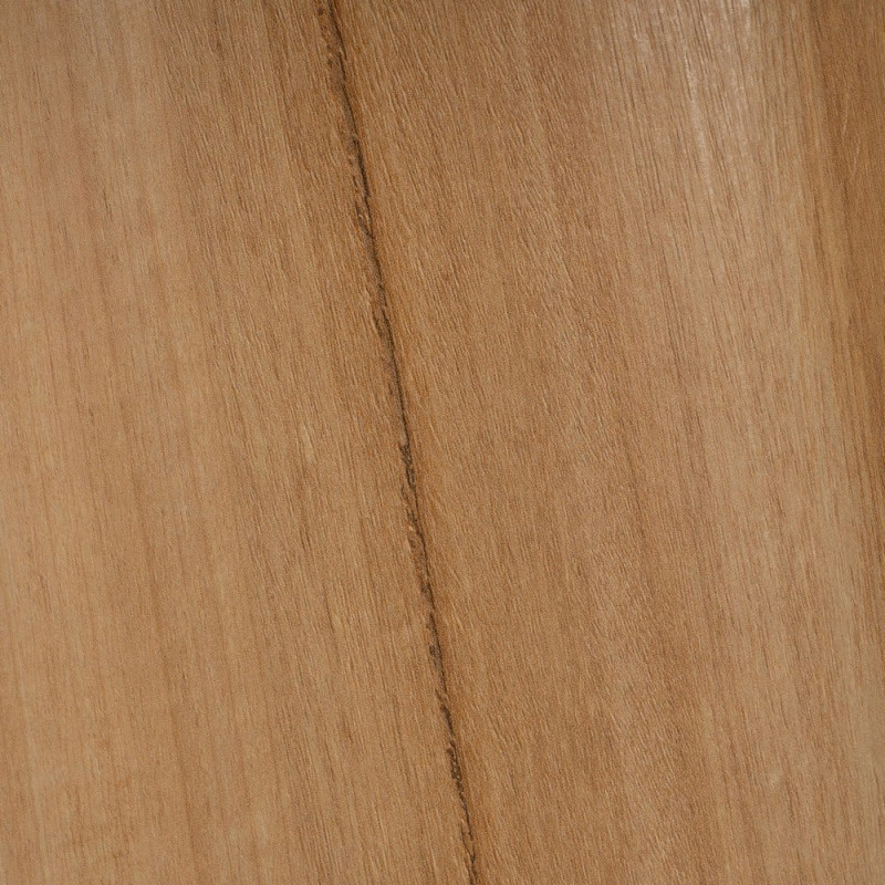 Table basse moderne chic Ronde 80 cm en Céramique Blanc Effet marbre Métal Naturel Effet bois Lurly - 5