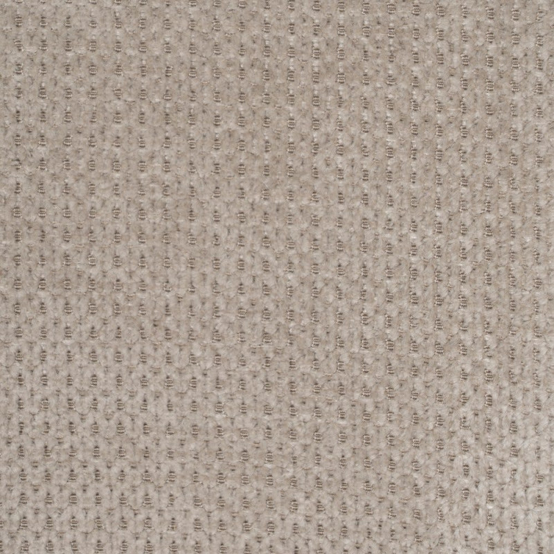 Fauteuil de table contemporain chic Tissu Beige Métal Noir Almero (Lot de 2) - 11