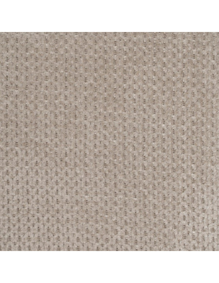 Fauteuil de table contemporain chic Tissu Beige Métal Noir Almero (Lot de 2) - 11