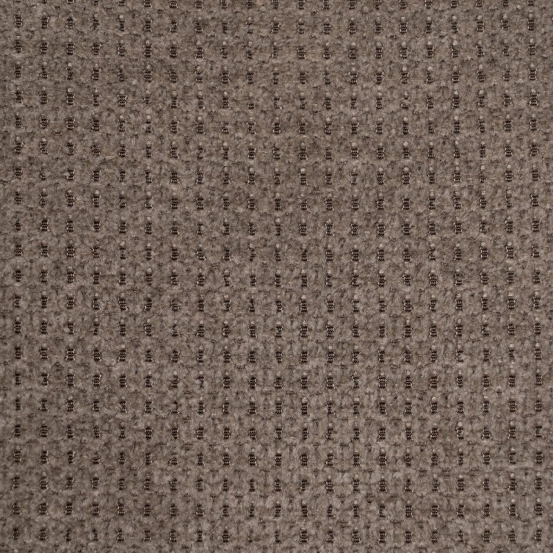 Fauteuil de table contemporain chic Tissu Taupe Métal Noir Almero (Lot de 2) - 10