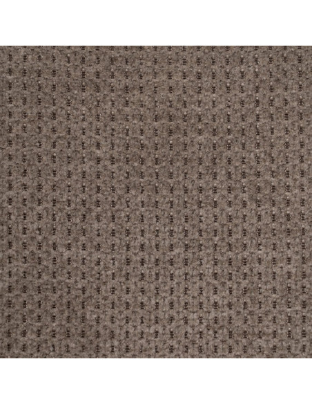 Fauteuil de table contemporain chic Tissu Taupe Métal Noir Almero (Lot de 2) - 10