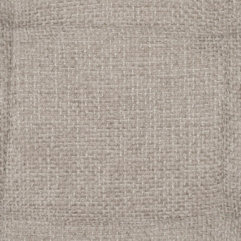 Chaise moderne scandinave Tissu Gris Matelassé Métal Noir Filina (Lot de 4) - 8