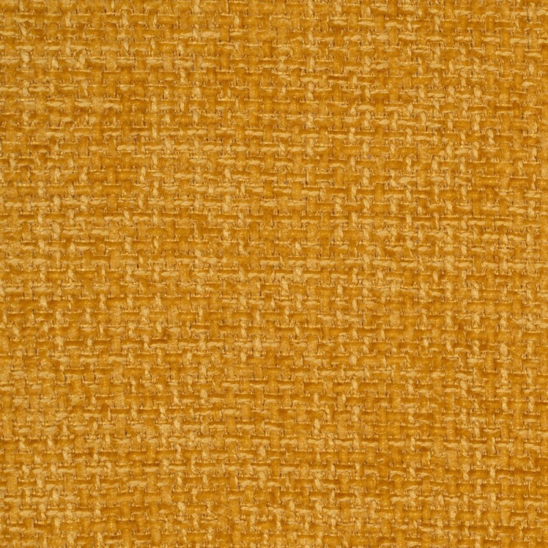 Fauteuil de table contemporain chic Tissu Jaune Métal Noir Varelo - 9