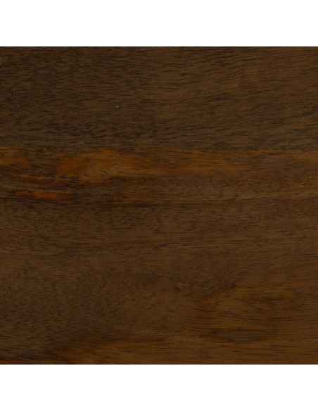 Console moderne chic Rectangulaire Bois de manguier Marron miel Nivora - 4